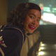 Jo-Ah realizing that she’s got a movie theater all to herself.